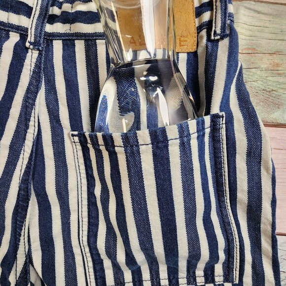 Aligne Womens Wolf Blue Stripe Cotton Pants W26 - Picture 9 of 14